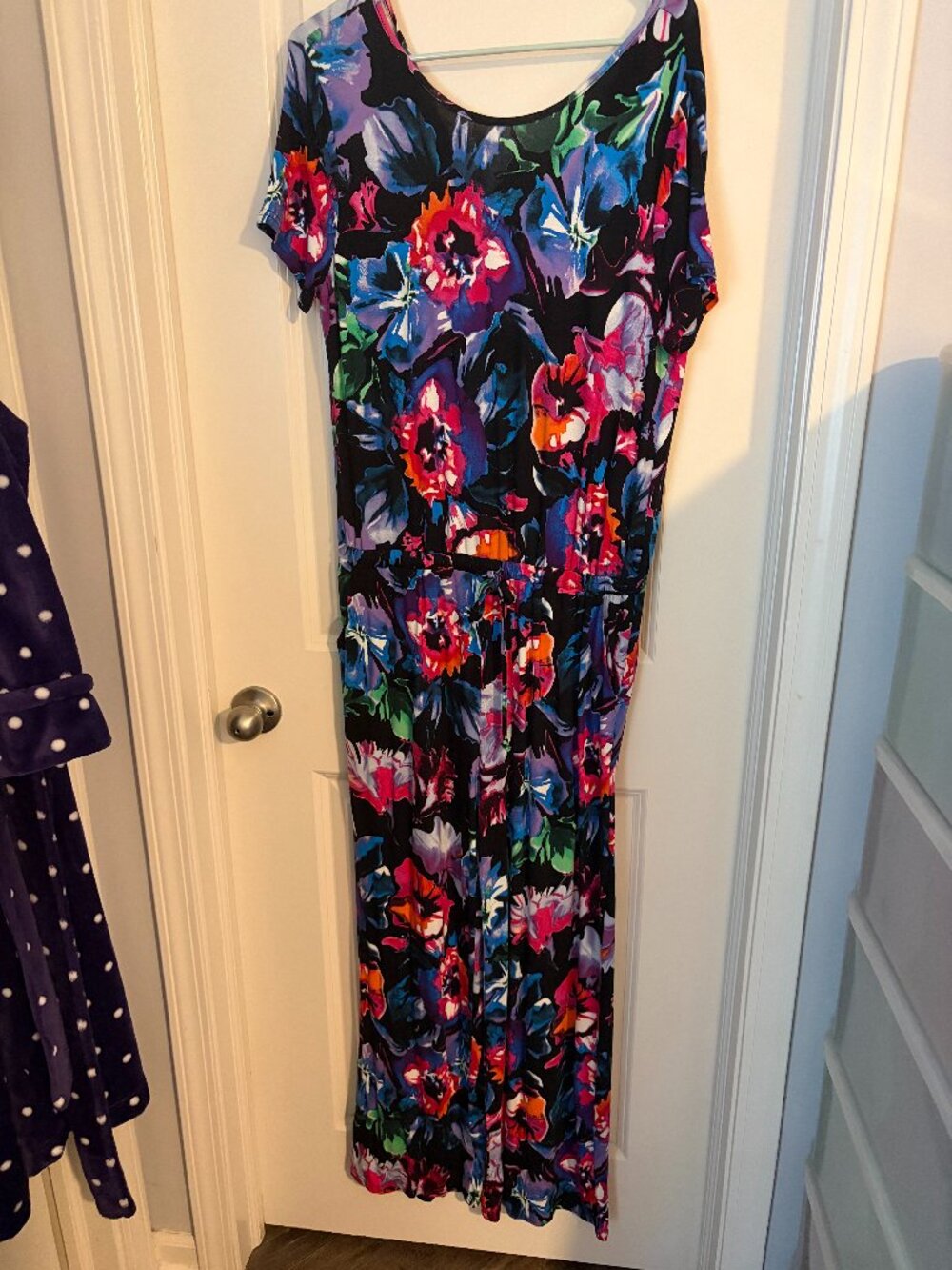 Lainab Printed Jumpsuit- Large